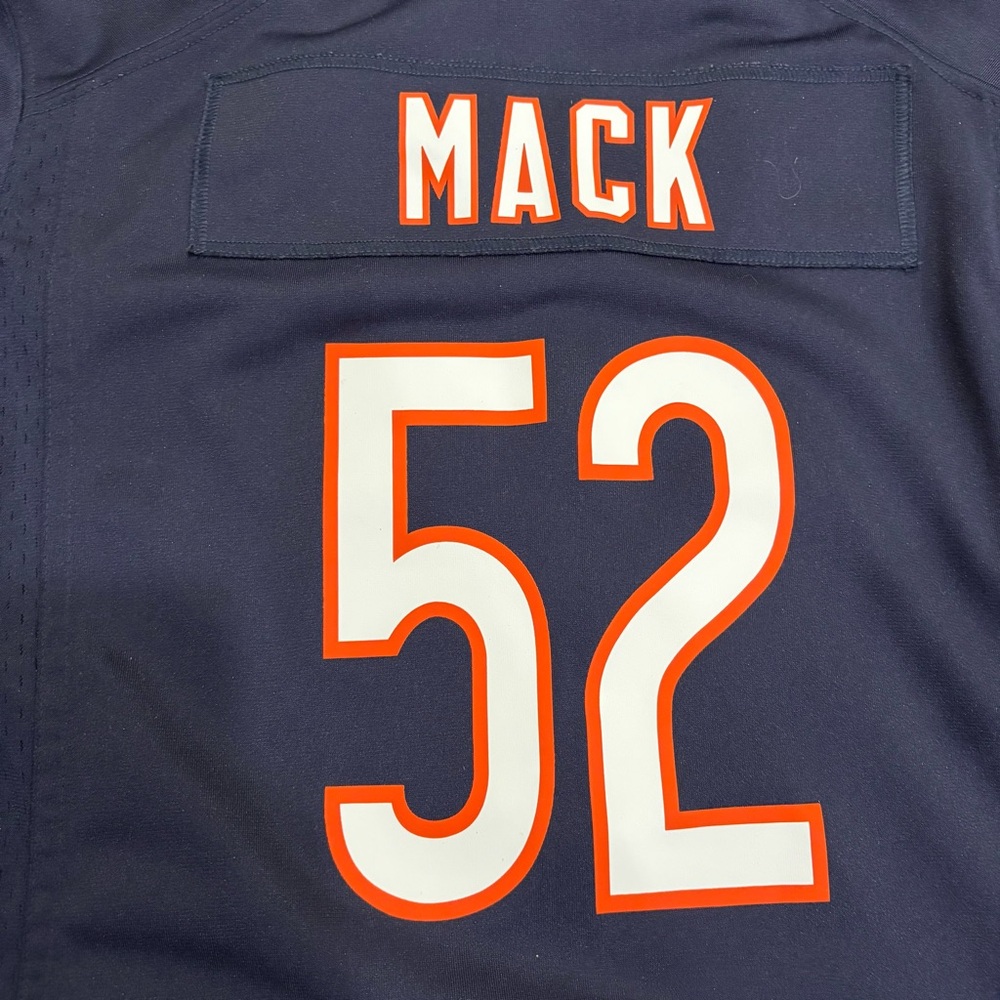 Nike Women’s Chicago Bears Khalil Mack Navy 100th Season On field‎ Jersey sz L - Picture 8 of 14